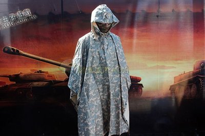 【翔準軍品AOG】小飛俠雨衣(ACU) 戰術雨衣 遮雨擋雨 迷彩雨衣 軍用服裝 生存遊戲 G4002A