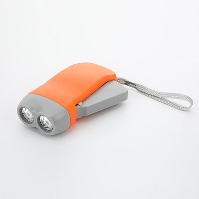 手捏式發手電筒LED手動超亮節能創意環保充電手壓自動發電手電筒