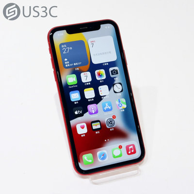 【US3C-青海店】台灣公司貨 Apple iPhone 11 64G 紅色 6.1吋 原彩顯示 廣角雙鏡頭 Face ID 二手手機 UCare保固3個月