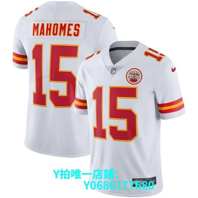 新品NFL 橄欖球聯盟 Chiefs 堪薩斯城酋長隊 Mahomes 馬霍姆斯 球衣滿額免運