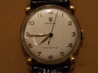 《小丸子の家》 1945年ROLEX勞力士古董錶  蜘蛛腳  18K金  收藏級  蘇富比拍賣等級 誠可議