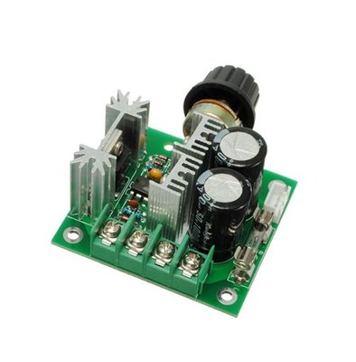 【AI電子】*(17-1)直流馬達調速器 12V~40V10A PWM無級調速、溫控器 .LED調光器、直流電機調速器