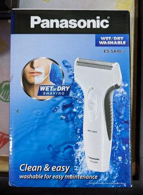 Panasonic 國際牌 ES-SA40-W 乾濕兩用單刀頭水洗式電鬍刀 全新未使用