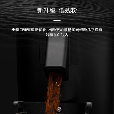 蘭其亞DF64N新款二代意式咖啡磨豆機家用電動研磨機吹氣豆倉SOE