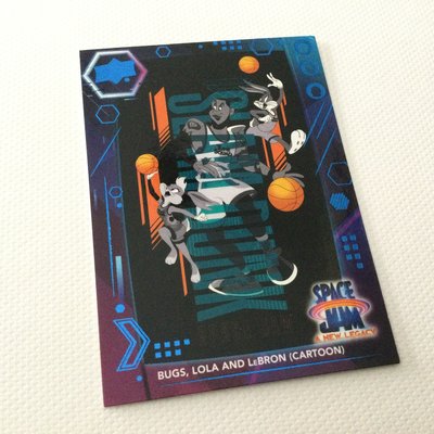 Lebron and Bugs Lola 藍版 Space Jam A new legacy Upper Deck 47