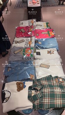【BLACK A】精品Gucci x Kai 2021ss 聯名系列 T-shirt 短袖T恤 hoodie 衛衣 襯衫 洋裝 短褲 牛仔褲 GG