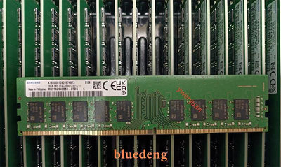 三星原廠16G DDR4 2666純ECC伺服器記憶體16GB PC4-2666V ECC UDIMM