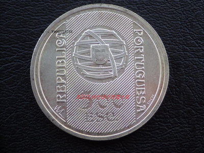 銀幣UNC 葡萄牙1996年國家中央銀行成立150年500埃斯庫多紀念銀幣