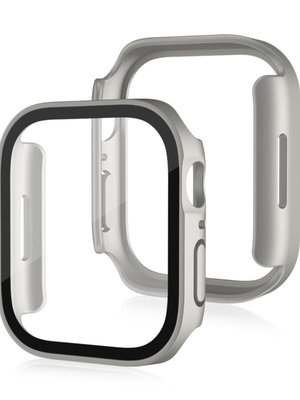 Apple watch8手表防水磨砂一體殼iwatch5679鋼化膜全包保護套