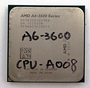【冠丞3C】AMD A6-3600 FM1腳位 CPU 處理器 cpu-A008