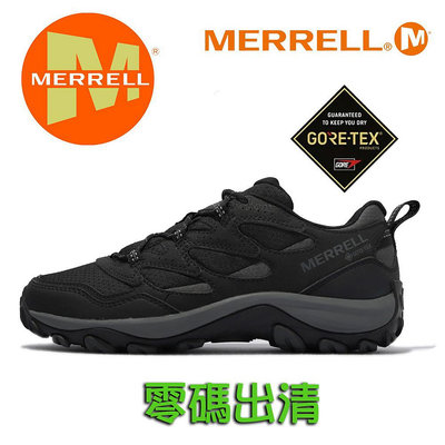 Merrell Rim Sport GTX 男鞋 登山 防水 彈性支撐 避震墊 黑灰 ML036527