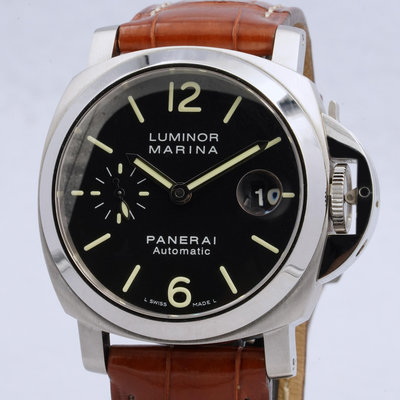 Panerai 沛納海 PAM048 LUMINOR 系列 40mm黑面 台灣公司貨 PAM00048