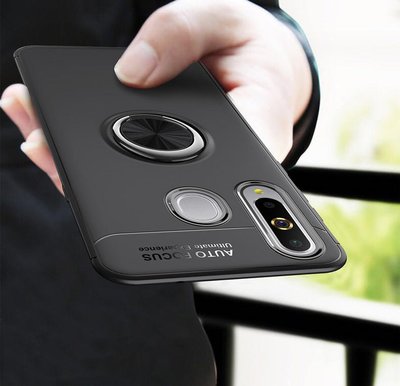shell++三星Galaxy A8S 2019版 手機殼 簡約 創意 全包 磨砂 軟殼 車載 磁吸 指環扣 支架 保護套 指環殼