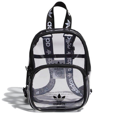 【晴沐代購】ADIDAS CLEAR MINI BACKPACK 迷你後背包 透明黑【CL5280】