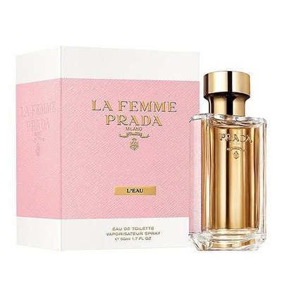 *vicky's* Prada LA FEMME L’eau 纓粉淑女 女性淡香水 50ml 全新盧亞公司貨 高雄可店取