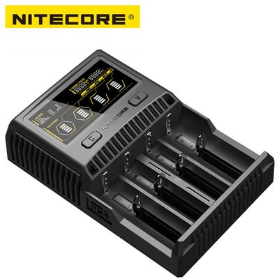 [YoYo 3C] NITECORE SC4 四曹液晶智能3A快速充電器.6A充電.全智能數位充電器.IMR電池修復