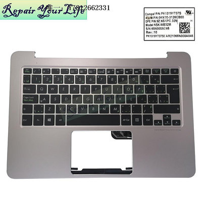 電腦零件華碩ASUS UX305 UX305CA UX305FA 鍵盤 C殼英文 易安裝筆電配件