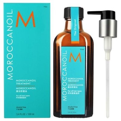 【美妝行】MOROCCANOIL 摩洛哥優油 100ML (所有髮質適用) 附壓頭