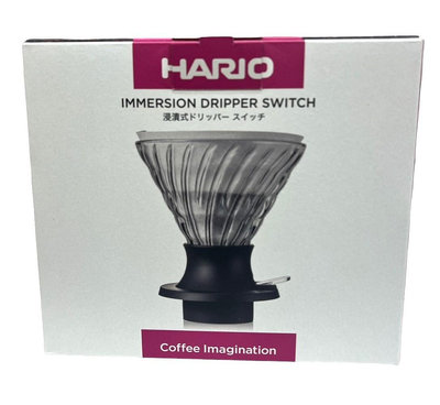 HARIO-SWITCH 浸漬式聰明濾杯 (360ml/200ml )  玻璃材質 1入/盒 SSD-360/200-B (附贈濾紙)