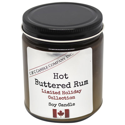 預購! 加拿大療癒系香氛蠟燭Cozy Candle-Hot Buttered Rum 255g (甜奶酒香氣)~溫暖甜蜜