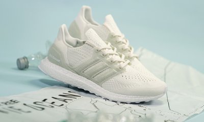 iShoes正品 Adidas Ultraboost 6.0 DNA x Parley 男鞋 白 綠 跑鞋 FZ0250