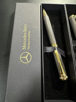 Mercedes-Benz 賓士精品精裝禮盒進口原子筆賓士鋼珠筆情人節禮物送禮生日交換禮物amg