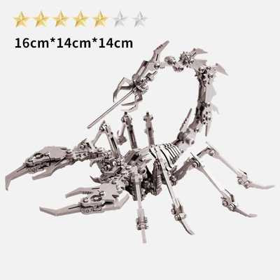 鋼魔獸 蠍子王 立體3D模型 全金屬不鏽鋼 GONMOSO 精緻拼裝模型 -  蠍子王