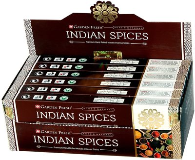[晴天舖]印度線香Garden Fresh Indian spices 印度味 月桂+肉桂 放鬆 舒緩~3盒100