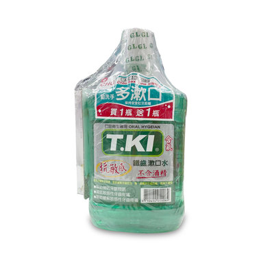 TKI鐵齒含氟抗敏感漱口水 350ML/瓶 買1送1 *小倩小舖*