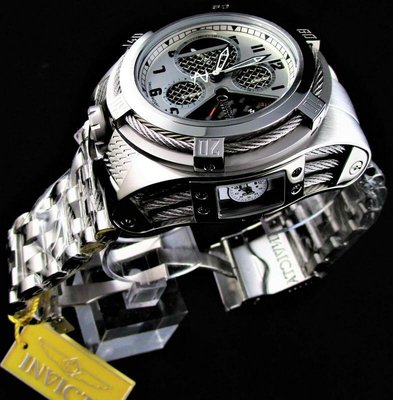《大男人》Invicta ##623 ZEUS 瑞士大錶徑50MM個性潛水錶，三時區設計(左右側小時鐘)，非常霸氣