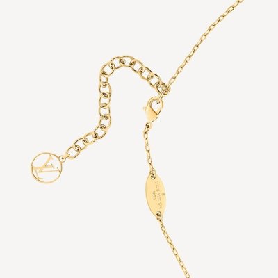 LOUIS VUITTON Bracelet Chain LV Heart Fall in Love M00466 Gold GP