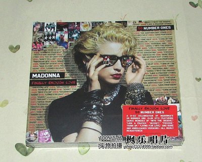 現貨 麥當娜 Madonna Finally Enough Love 50 Number  3CD 精選