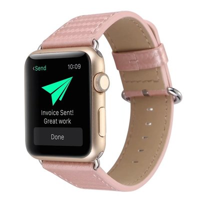 森尼3C-蘋果錶帶歐美熱銷纖碳維表帶apple watch 40mm/44mm手表表帶 38mm/42mm 1代2代3/4代通用-品質保證