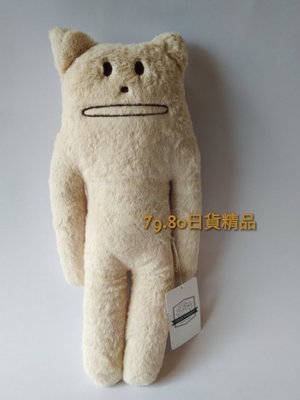 【 The Monkey Shop 】日本 全新正品 CRAFTHOLIC 宇宙人 娃娃 小抱枕 米色貓咪