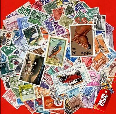 外國郵票500枚不同 集郵入門經典郵票收藏信銷票蓋銷票包快遞
