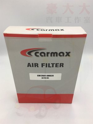 (豪大大汽車工作室)TOYOTA 本田 CARMAX 車美仕 YARIS 1.5 WISH ALTIS RAV4 空氣芯