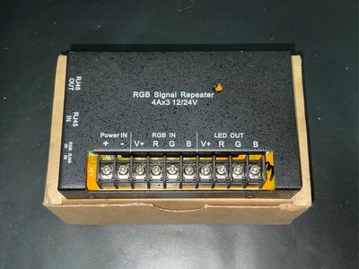 LED訊號放大器RGB訊號放大器12v-24v舞台燈氣氛燈Led控制器