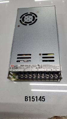 【全冠】明緯 RSP-320-15 DC15V/21.4A 可調交換式電源供應器 電源轉換器 (B15145)