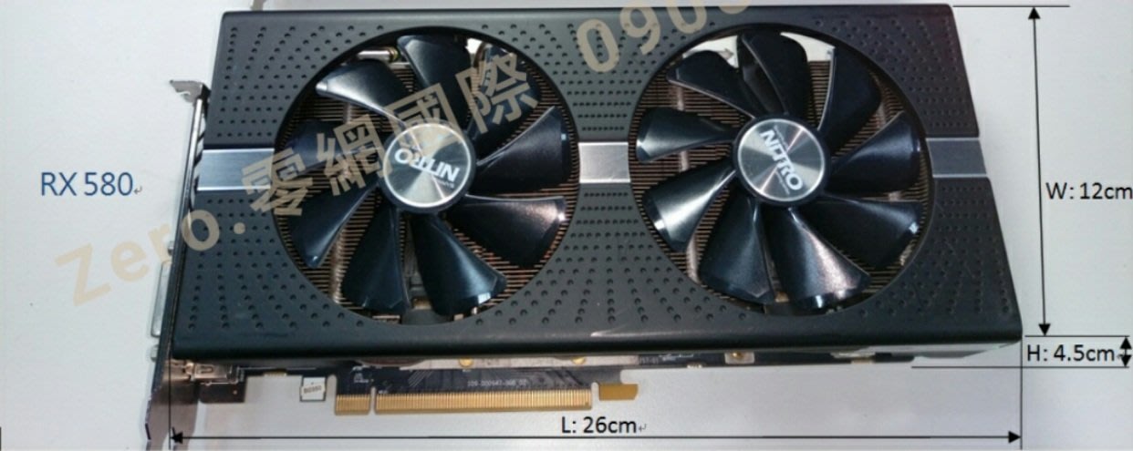 【零網國際】SAPPHIRE RX580 NITRO+ Radeon™ /AMD 580 8G /二手良品