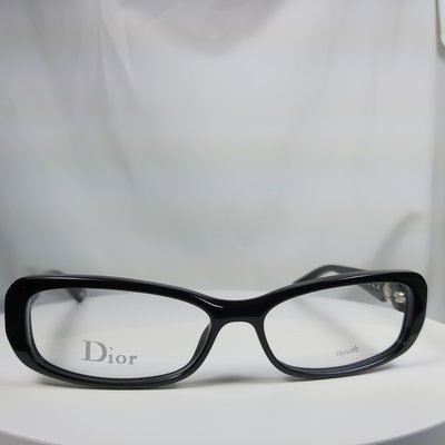 『逢甲眼鏡』!!特價 Dior迪奧 正品鏡框!!黑粗框 極輕舒適 經典格紋LOGO 高CP【CD 3199 D28】