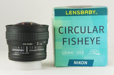 **日光銀鹽** Lensbaby 5.8mm F3.5 Circular Fisheye (Nikon F) #451