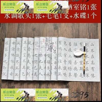 【現貨】全網最低價~毛筆字帖書法練字布沾水無墨清水毛筆水寫字帖速干仿宣紙