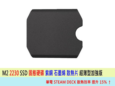 🔥台灣熊讚🔥 M2 2230工業級 SSD紫銅散熱片石墨烯導熱  固態硬碟 改裝散熱片 筆電 Steam Deck
