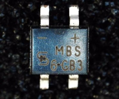MBS6 BRIDGE RECT 1P 600V 800MA MBS