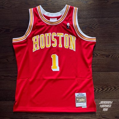 Tracy McGrady M&N Rockets 火箭 麥當勞 紅黃 復古 熱轉印 NBA 球衣
