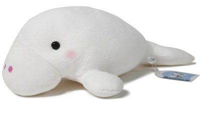 17803c 日本進口 限量品 好品質 柔順 可愛的 海牛 海洋動物 擺件絨毛絨娃娃玩偶布偶收藏品送禮禮品
