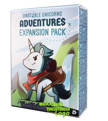 BOXx潮玩~英文現貨 -unstable unicorns adventures不穩定獨角獸冒險擴展包