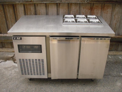 瑞興        四尺6盒沙拉吧工作台冷藏冰箱      氣冷式