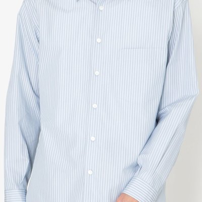 2022SS AURALEE FINX STRIPE SHIRTS 藍色條紋5號| Yahoo奇摩拍賣