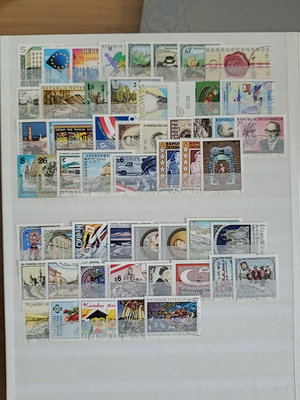 外國郵票 奧地利 郵票 1995～2001 年票，7年，蓋銷22062